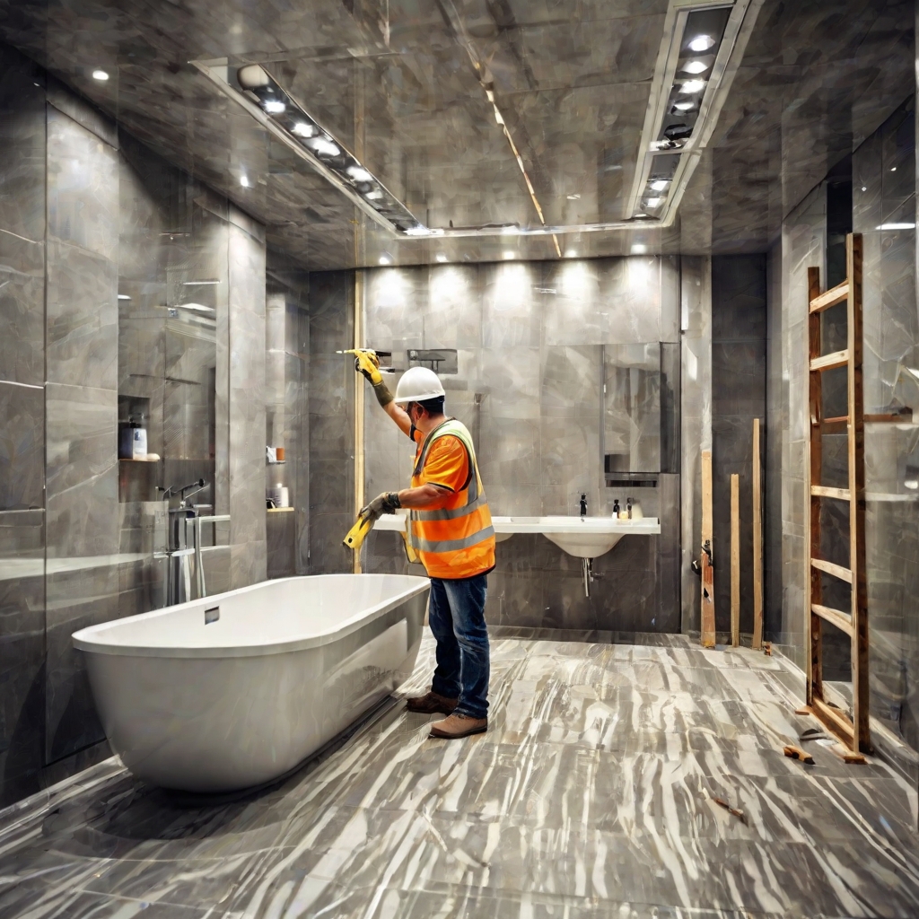 Master furniture craftsman at work