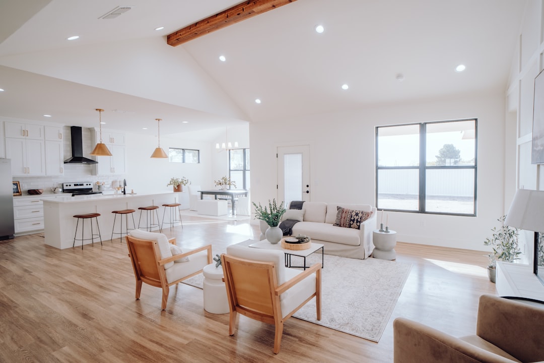 Modern home renovation interior showing contemporary design elements